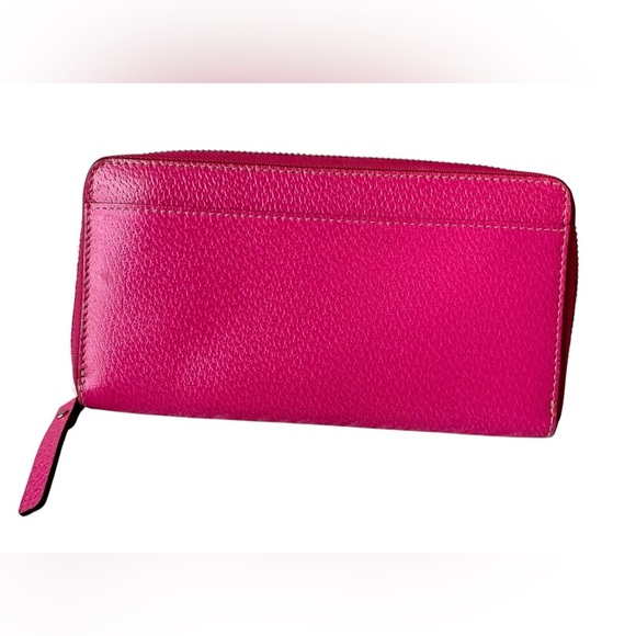 🩷NWOT Kate Spade Neda Continental Wallet WLRU1153 Hot Pink Leather - Picture 4 of 10